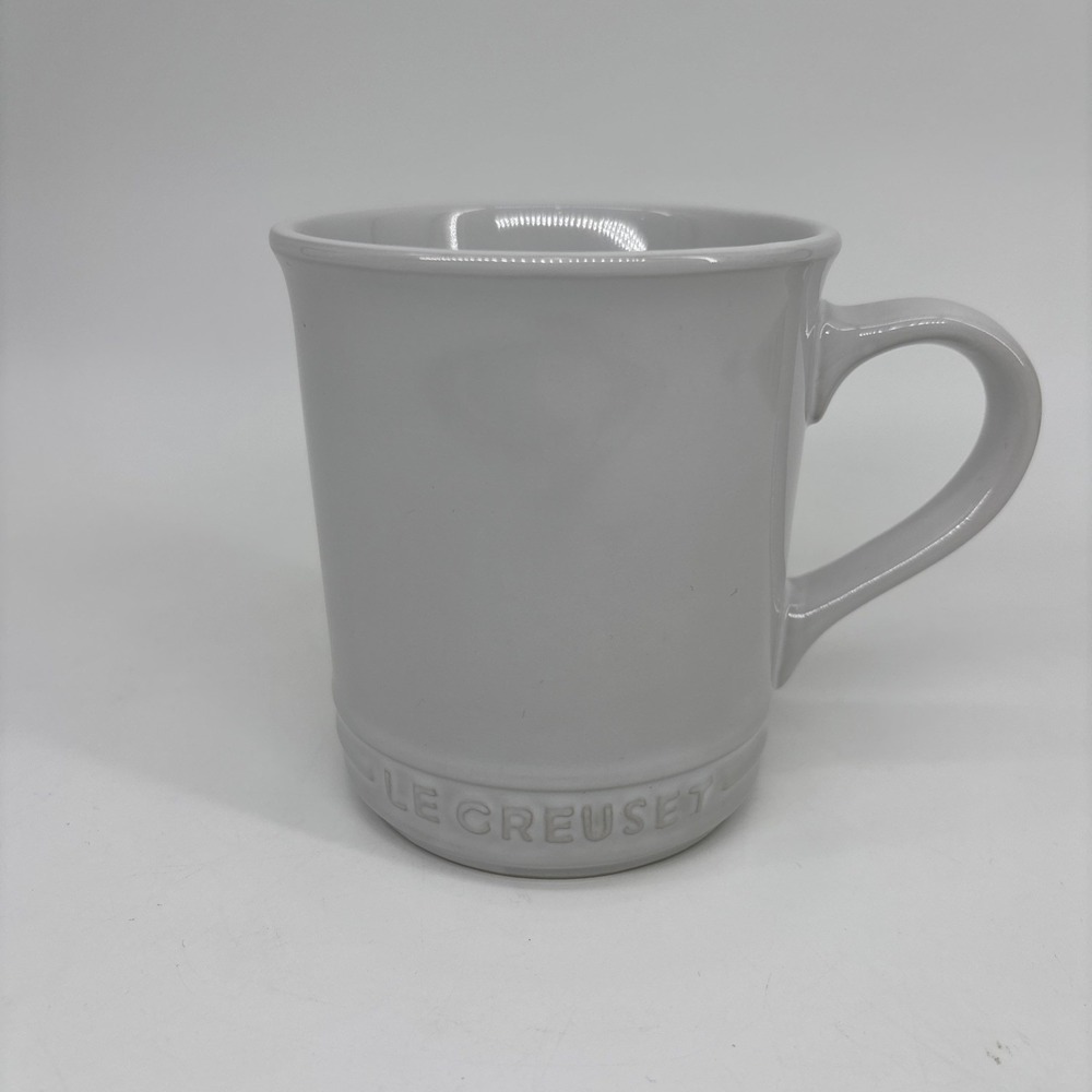 Le Creuset Coffee Mug White Stoneware 14 FL OZ / 400 ML